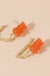 Cute Acrylic Gummy Bear Dangle Earrings - Okeihouse