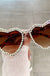 Cat Eye Heart Fashion Sunglasses - Okeihouse