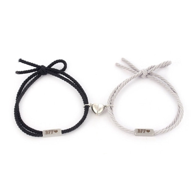 Couple Magnet Hand Woven Rope Bracelets - Okeihouse