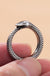 Retro Norse Mythology Men Ouroboros Ring - Okeihouse