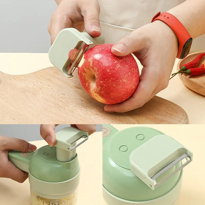 4in1 Handheld Electric Vegetable Cutter